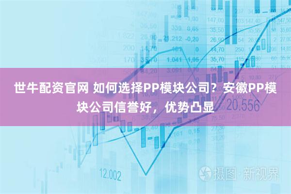 世牛配资官网 如何选择PP模块公司?安徽PP模块公司信誉好,优势凸显